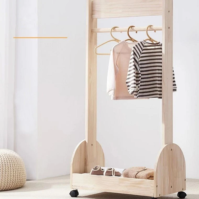 clothes hanging wooden stand hanger manufacturer china(001)